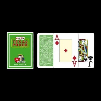 Карти за игра - Texas Hold 'Em Light Green - Modiano playing cards