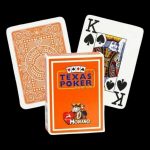 Карти за игра - Texas Hold 'Em Orange - Modiano playing cards