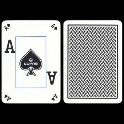 Карти за игра - Texas Hold 'Em Peek Silver Black - Copag playing cards