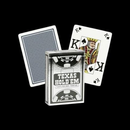 Карти за игра - Texas Hold 'Em Peek Silver Black - Copag playing cards