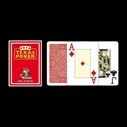 Карти за игра - Texas Hold 'Em Red - Modiano playing cards