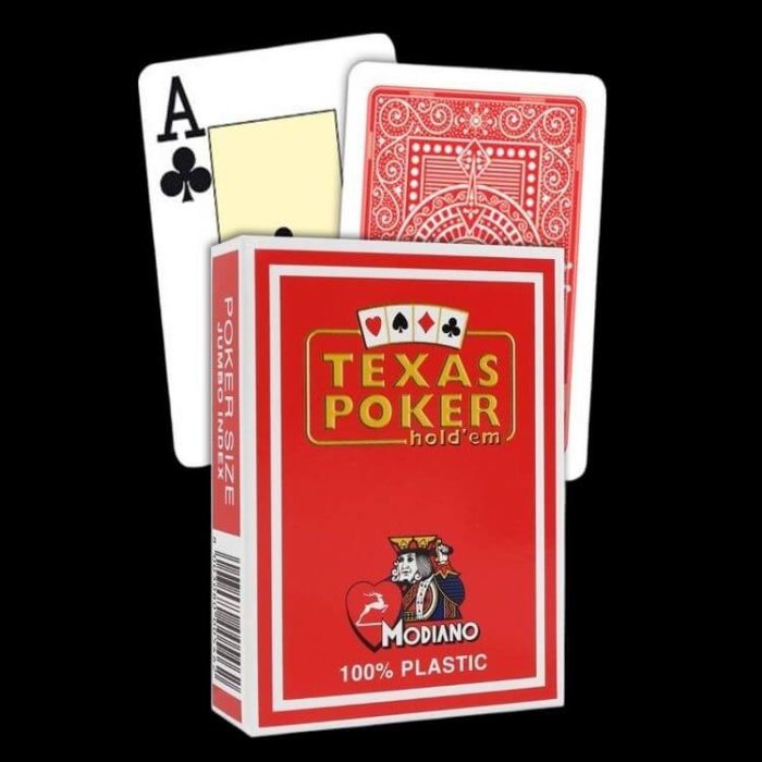 Карти за игра - Texas Hold 'Em Red - Modiano playing cards