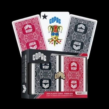 Карти за игра - WSOP Jumbo Red and Black 2 pack - Copag playing cards
