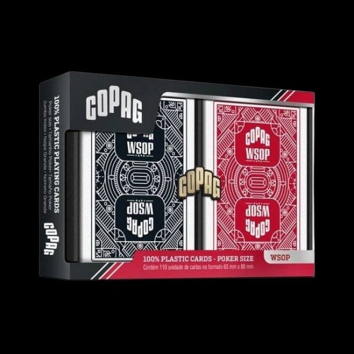 Карти за игра - WSOP Jumbo Red and Black 2 pack - Copag playing cards