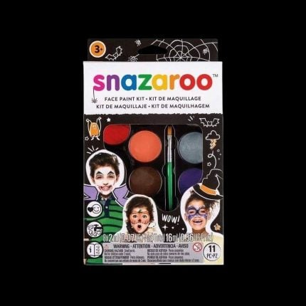 Комплект бои за лице - Halloween Palette - Snazaroo face paint