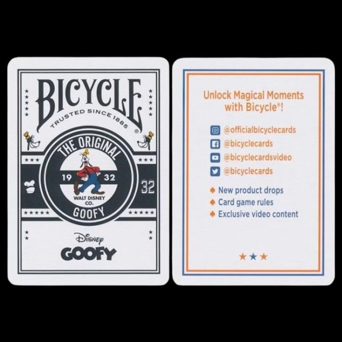 Карти за игра - Classic Goofy - Bicycle playing cards