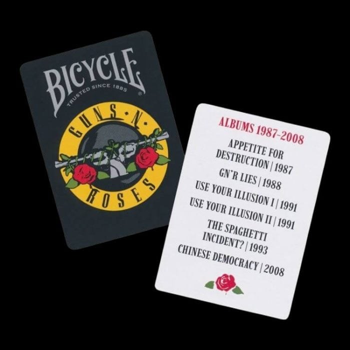 Карти за игра - Guns N' Roses - Bicycle playing cards
