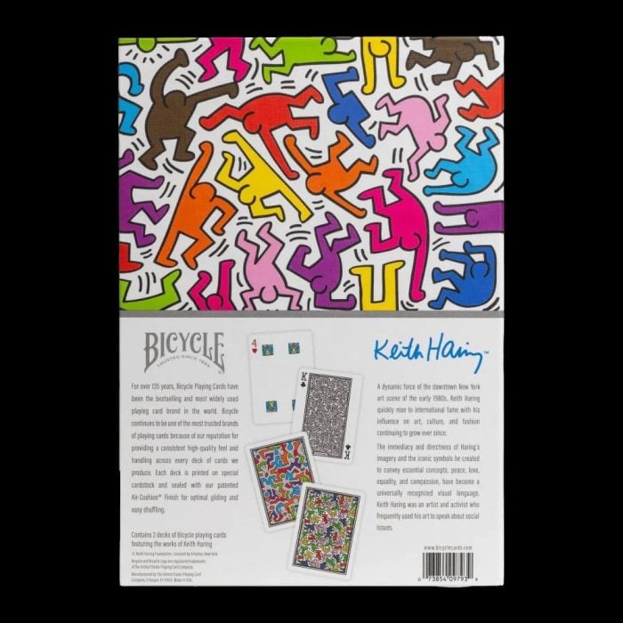 Карти за игра - Keith Haring - Bicycle playing cards artist series Лимитирана серия