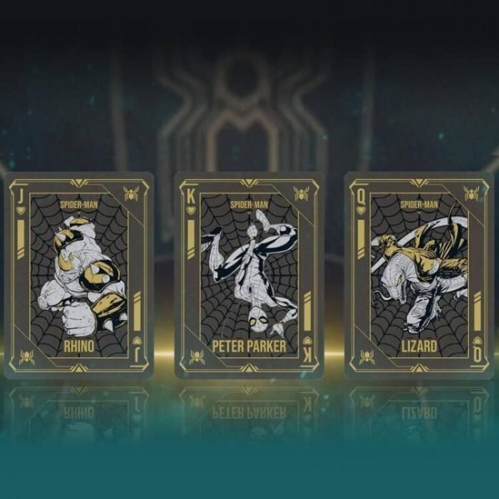 Карти за игра - Spider Man Black and Gold (paper) - Card Mafia playing cards