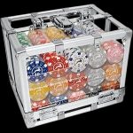 Чипове за покер - 14g 600pcs - Modiano poker chips set with box