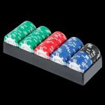 Чипове за покер - 8g 100pcs - Bicycle poker chips set комплект чипове 8 грама 100 броя clay filled с тарелка