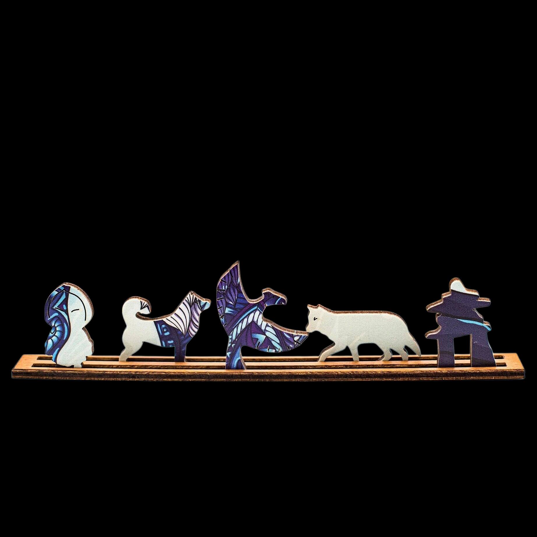Дървен пъзел - Amarok 140 pcs - Fantasy Puzzles wooden puzzle Дървен пъзел - Amarok 140 pcs - Fantasy Puzzles wooden puzzle
