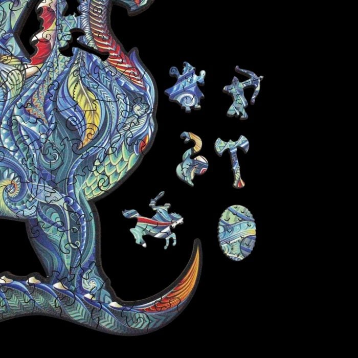 Дървен пъзел - Dragon - Fantasy Puzzles wooden puzzle