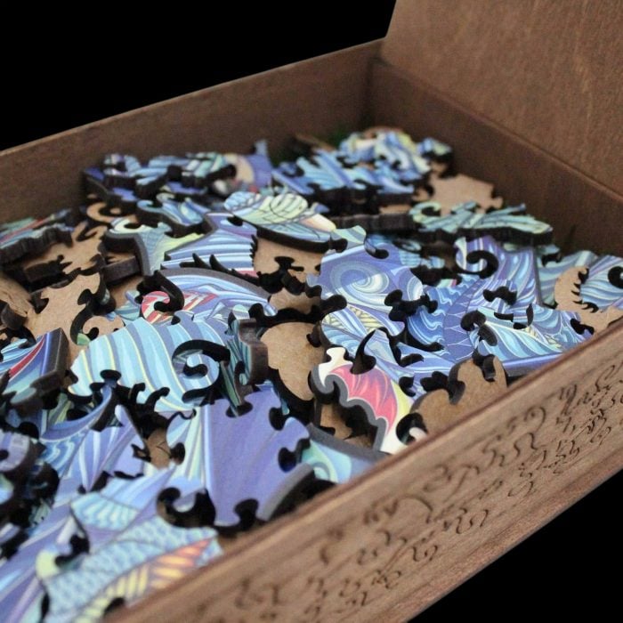 Дървен пъзел - Dragon - Fantasy Puzzles wooden puzzle
