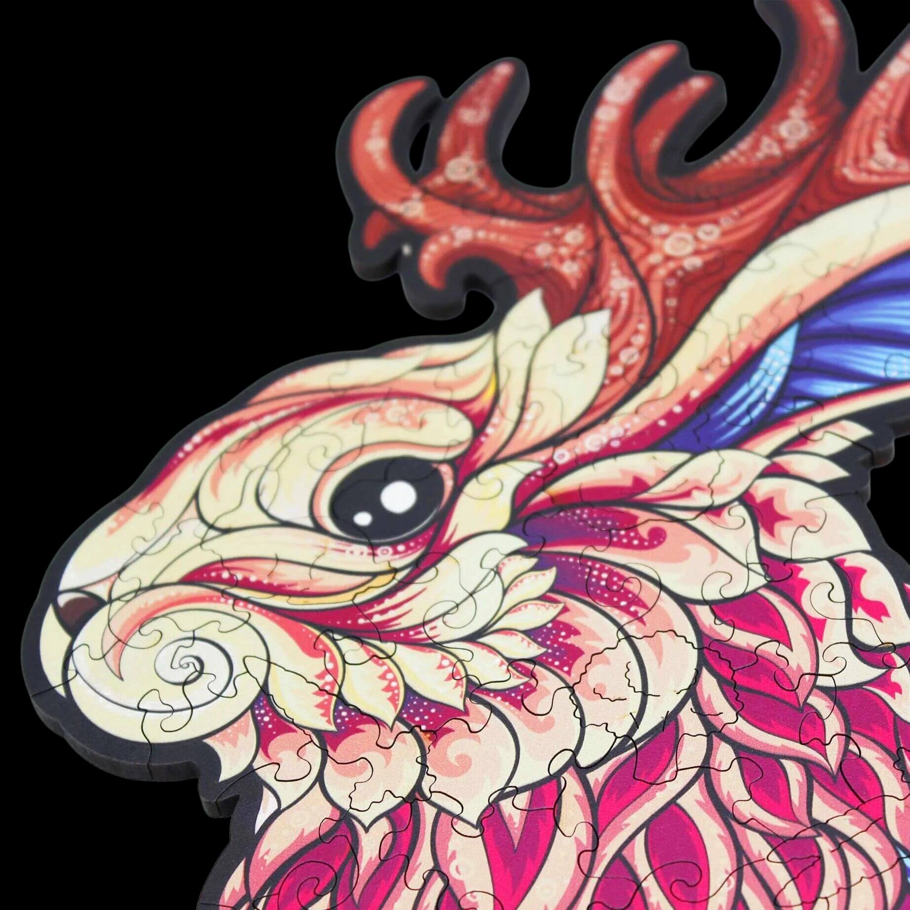 Дървен пъзел - Jackalope - Fantasy Puzzles wooden puzzle Дървен пъзел - Jackalope - Fantasy Puzzles wooden puzzle