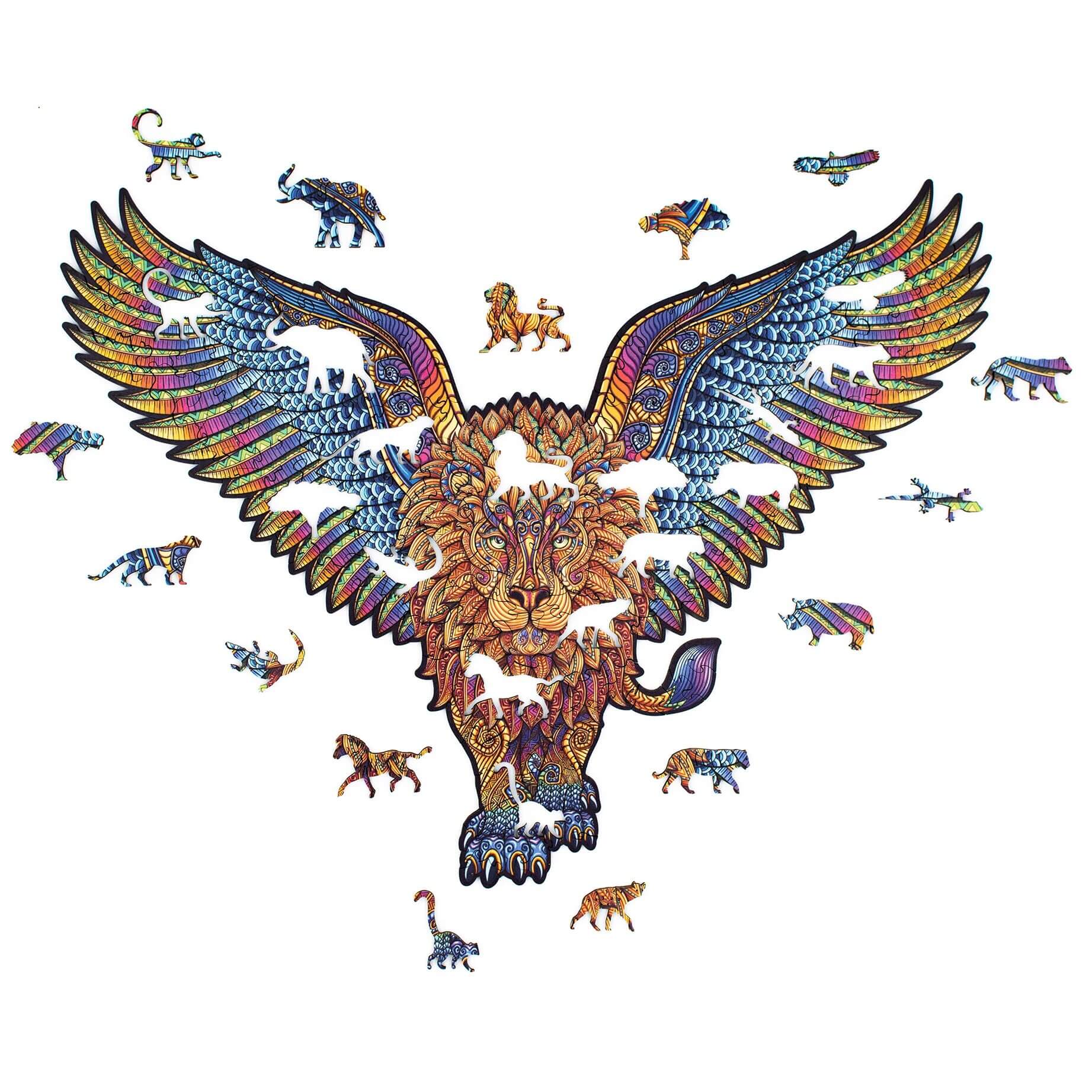 Дървен пъзел - Leo - Fantasy Puzzles wooden puzzle Дървен пъзел - Leo - Fantasy Puzzles wooden puzzle
