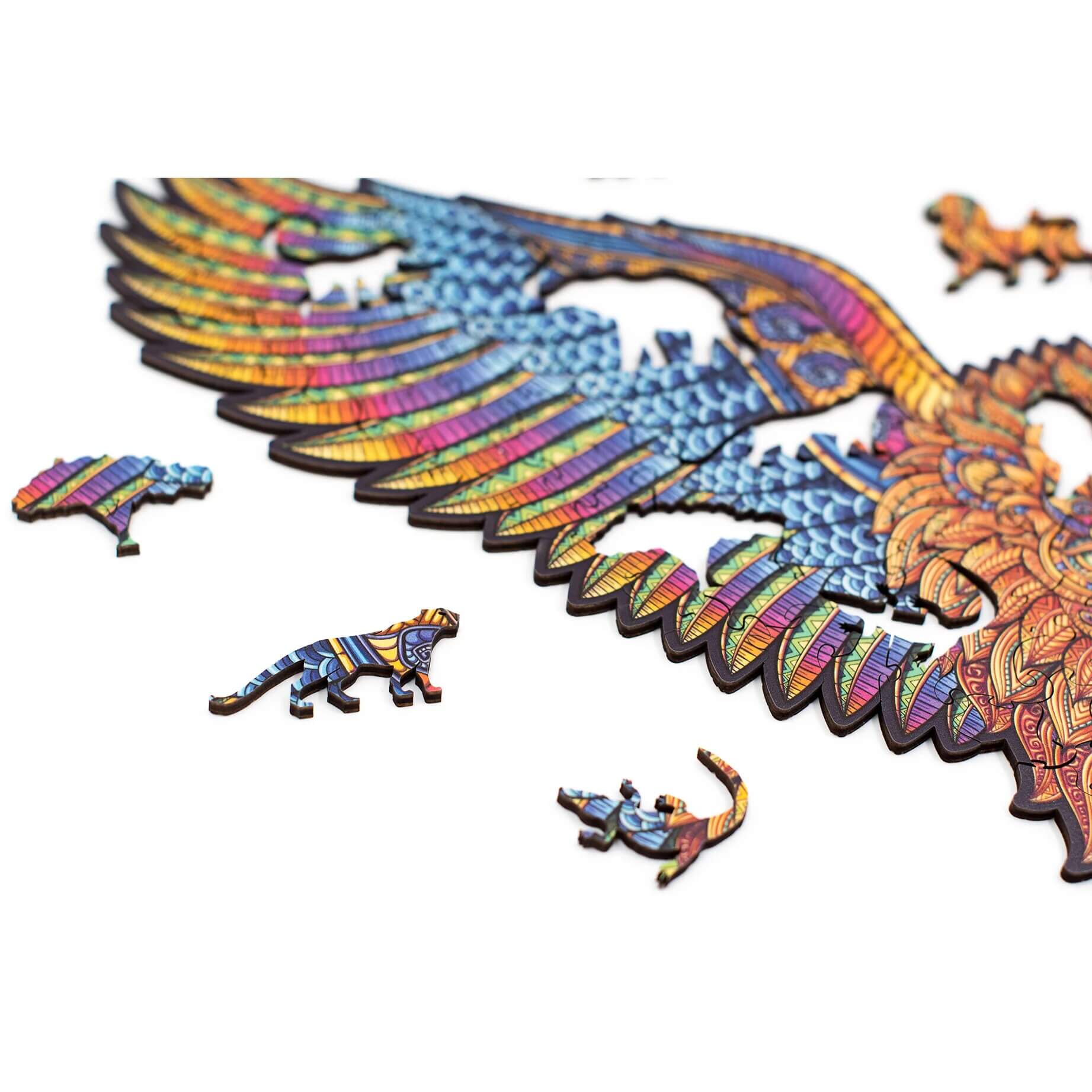 Дървен пъзел - Leo - Fantasy Puzzles wooden puzzle Дървен пъзел - Leo - Fantasy Puzzles wooden puzzle