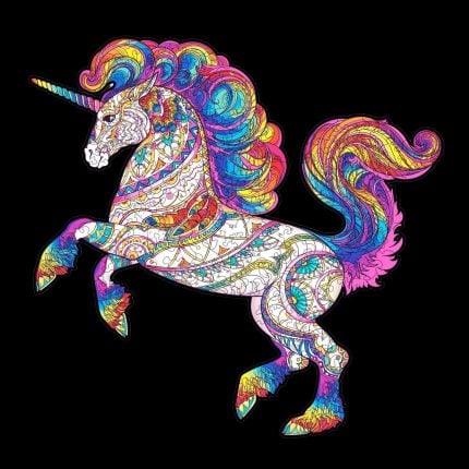 Дървен пъзел - Unicorn - Fantasy Puzzles wooden puzzle