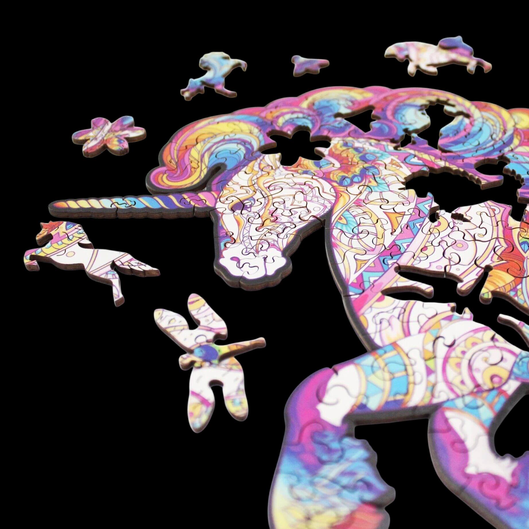 Дървен пъзел - Unicorn - Fantasy Puzzles wooden puzzle Дървен пъзел - Unicorn - Fantasy Puzzles wooden puzzle