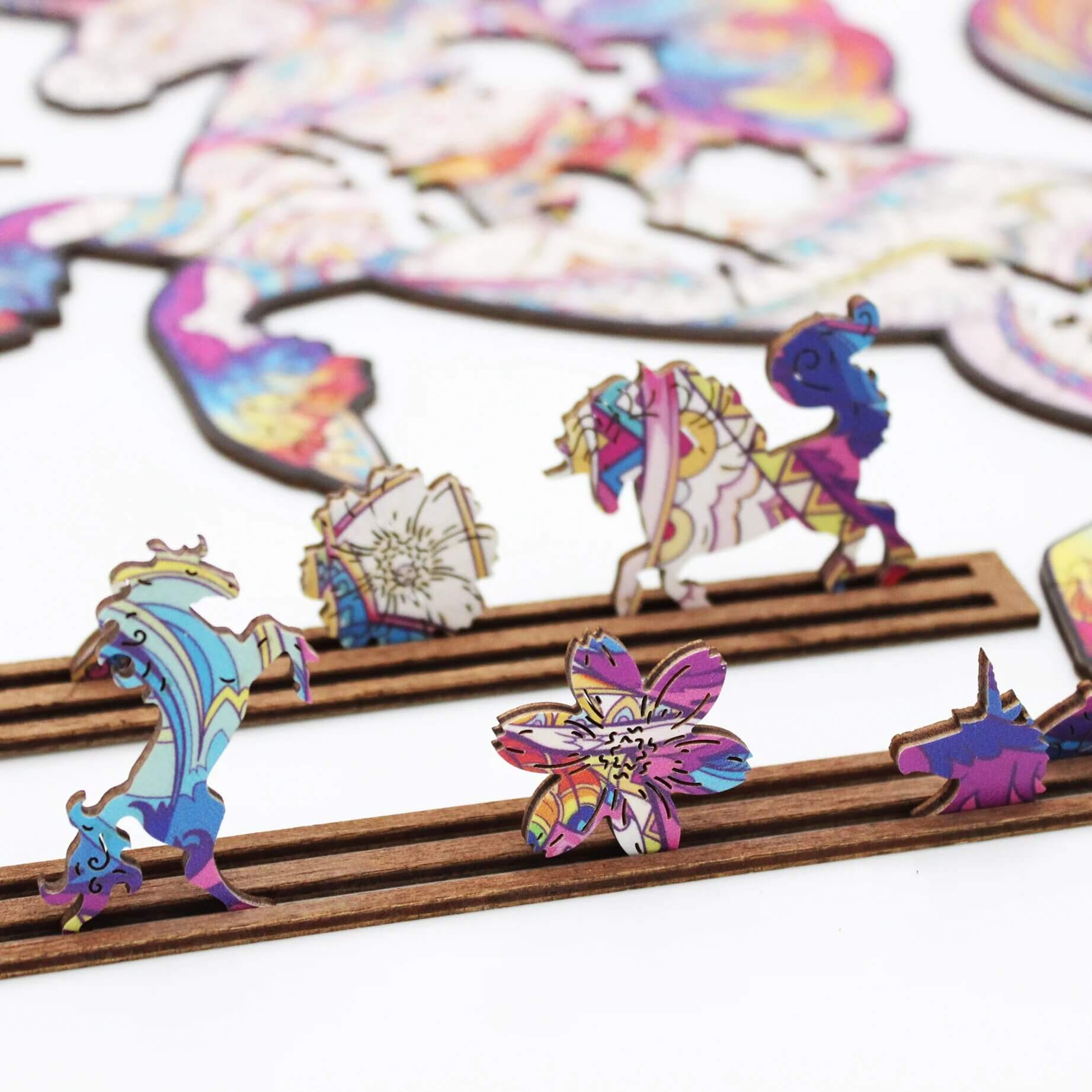 Дървен пъзел - Unicorn - Fantasy Puzzles wooden puzzle Дървен пъзел - Unicorn - Fantasy Puzzles wooden puzzle