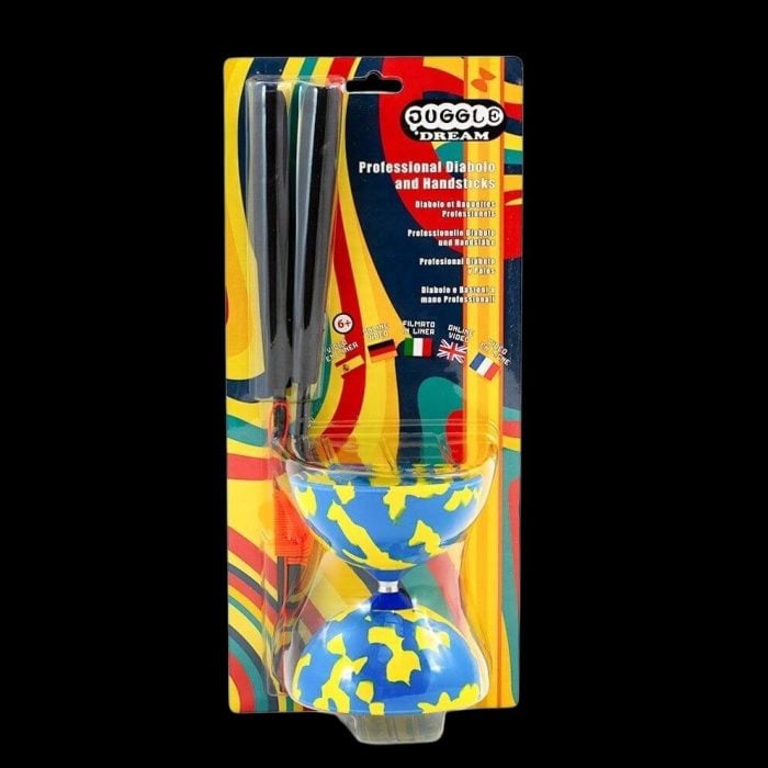 Дяболо - Jester + Superglass sticks - Fixed axle - Juggle Dream diabolo
