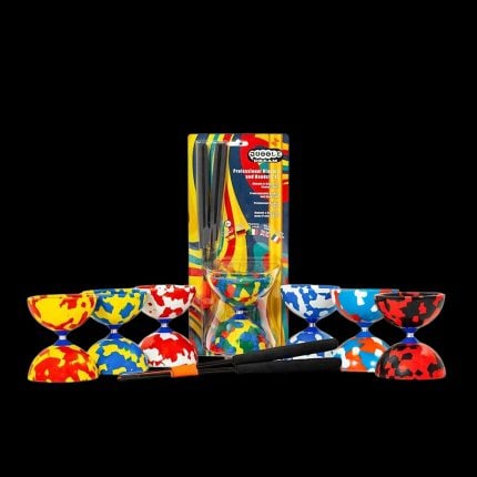 Дяболо - Jester + Superglass sticks - Fixed axle - Juggle Dream diabolo