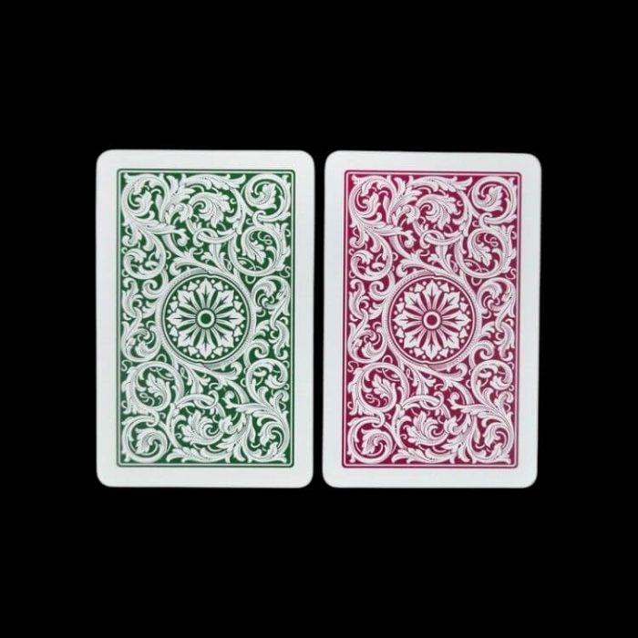 Карти за игра - Elite Bridge Jumbo Burgundy and Green 2 pack - Copag playing cards