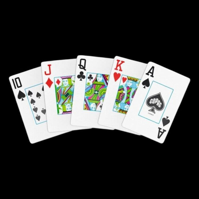 Карти за игра - Elite Bridge Jumbo Burgundy and Green 2 pack - Copag playing cards