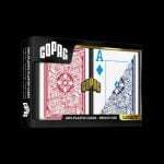 Карти за игра - Legacy Bridge Jumbo 4 Color Red and Blue 2 pack - Copag playing cards