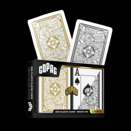 Карти за игра - Legacy Bridge Jumbo Gold and Black 2 pack - Copag playing cards