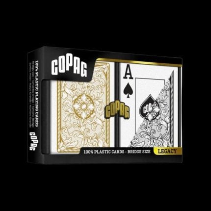 Карти за игра - Legacy Bridge Jumbo Gold and Black 2 pack - Copag playing cards
