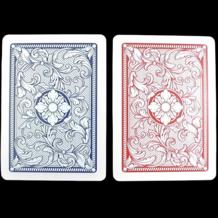 Карти за игра - Legacy Poker Jumbo 4 Color Red and Blue 2 pack - Copag playing cards