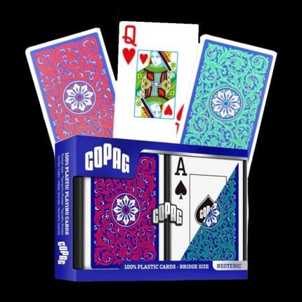 Карти за игра - Neoteric Bridge Jumbo Red and Green 2 pack - Copag playing cards