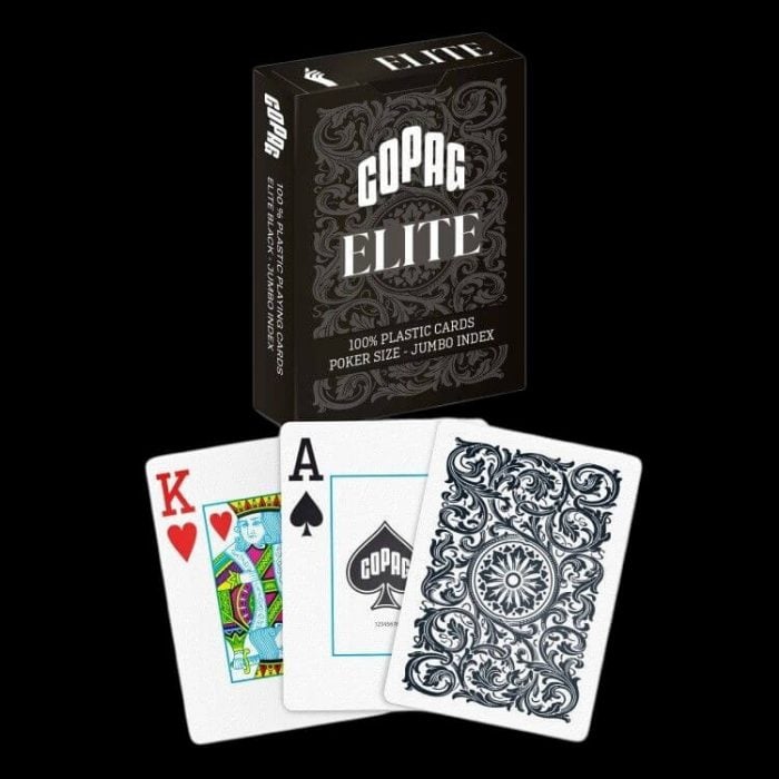 Карти за игра - Elite 1546 Jumbo Black - Copag playing cards