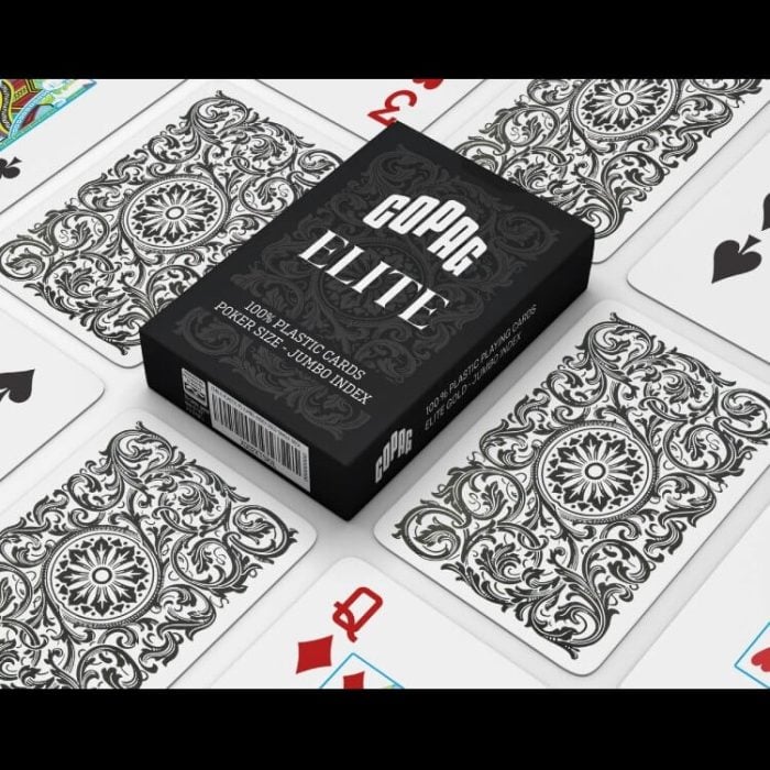Карти за игра - Elite 1546 Jumbo Black - Copag playing cards