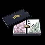 Карти за игра - Elite 1546 Jumbo Burgundy and Green 2 pack - Copag playing cards