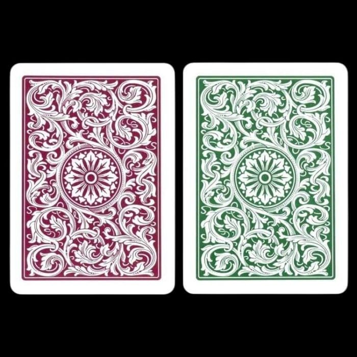 Карти за игра - Elite 1546 Jumbo Burgundy and Green 2 pack - Copag playing cards