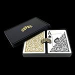 Карти за игра - Elite 1546 Jumbo Gold and Black 2 pack - Copag playing cards