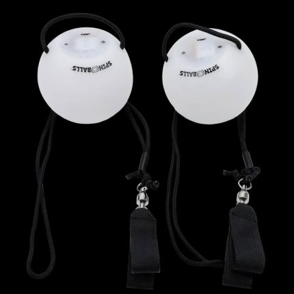 Светещи LED пойове - 80мм - Spinballs Glow.0 - USB Rechargeable - Fun in Motion LED poi