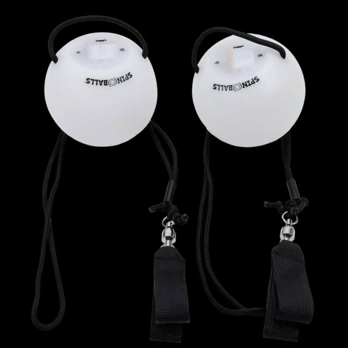 Светещи LED пойове - 80мм - Spinballs Glow.0 - USB Rechargeable - Fun in Motion LED poi