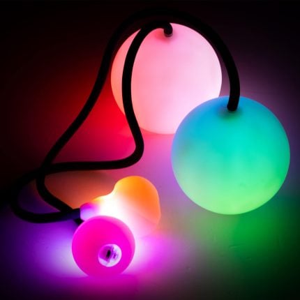 Светещи LED пойове - 95мм - Supernova - USB Rechargeable - Juggle Dream LED poi