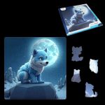 Дървен пъзел - Baby Amarok - Fantasy Puzzles wooden puzzle