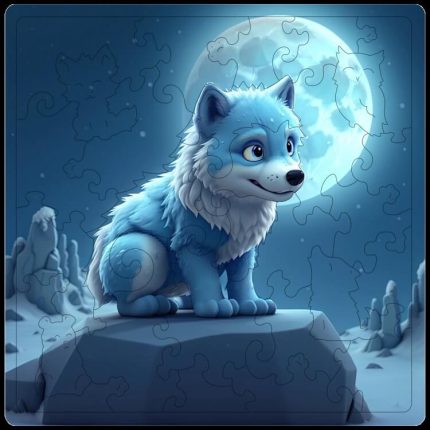 Дървен пъзел - Baby Amarok - Fantasy Puzzles wooden puzzle