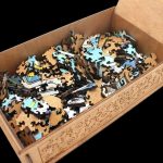 Дървен пъзел - Rider Waite Tarot Strength - Fantasy Puzzles wooden puzzle