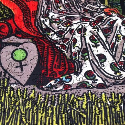 Дървен пъзел - Rider Waite Tarot The Empress - Fantasy Puzzles wooden puzzle