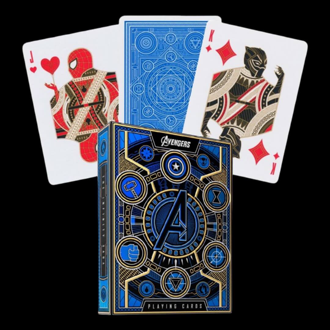 Карти за игра - Avengers Blue - Theory11 playing cards Карти за игра - Avengers Blue - Theory11 playing cards