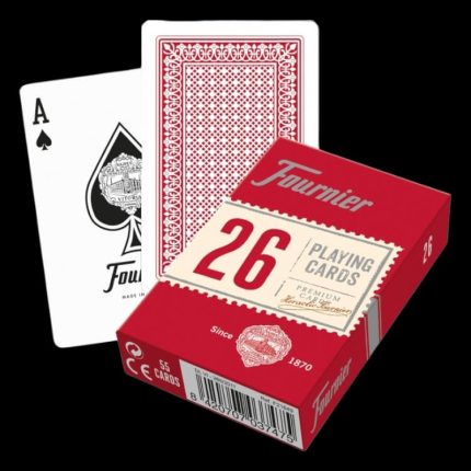 Карти за игра - 26 Bridge Red - Fournier playing cards бридж