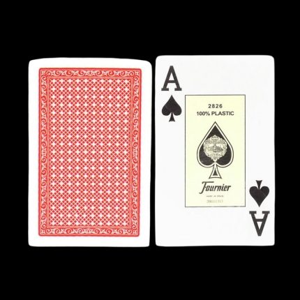Карти за игра - 2826 Bridge Red - Fournier playing cards бридж пластмасови