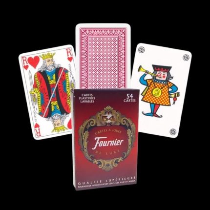Карти за игра - Bridge De Luxe Red - Fournier playing cards бридж