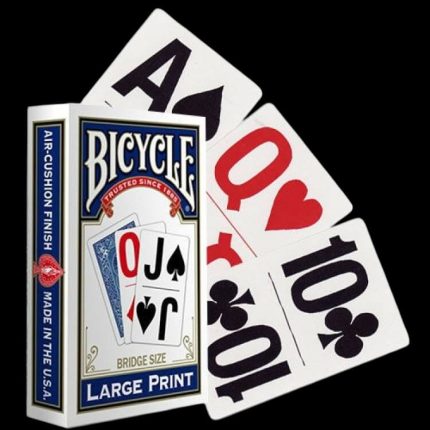 Карти за игра - Bridge Large Print Blue - Bicycle playing cards бридж